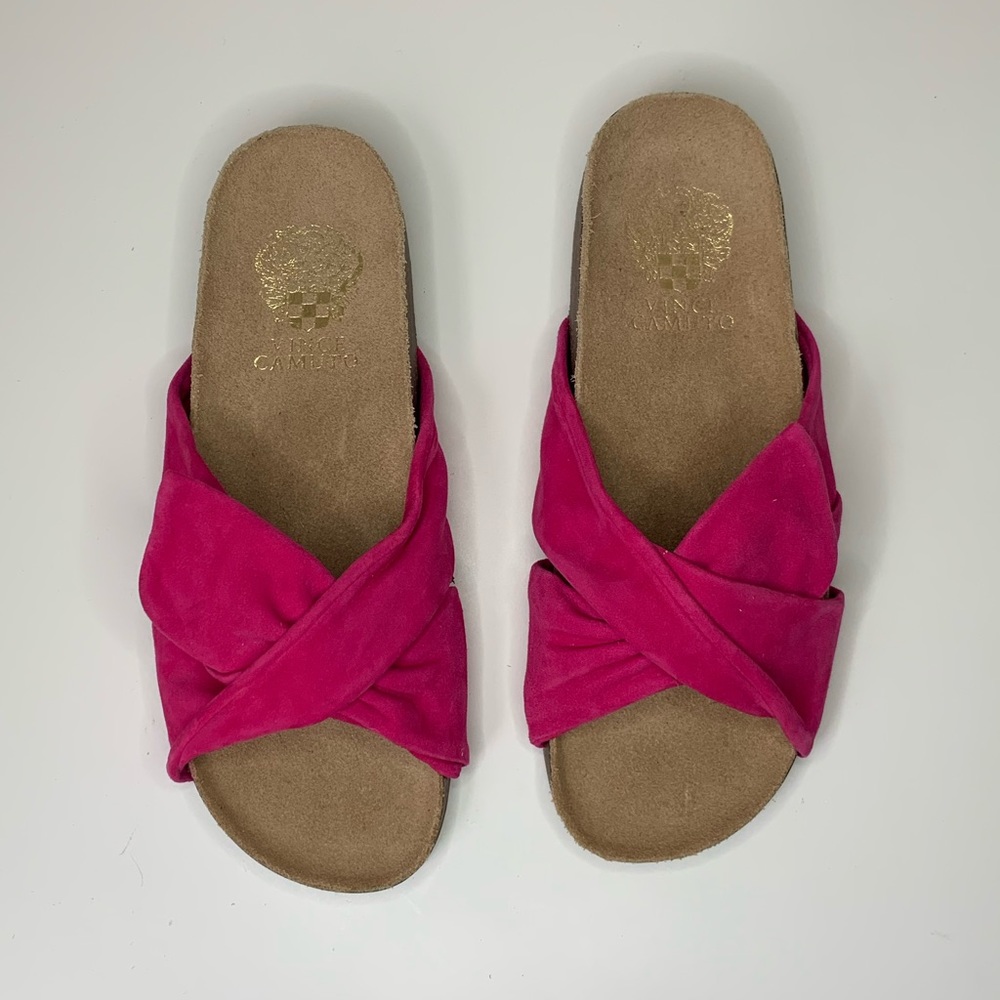 Vince Camuto Women’s Berulia Suede Slide Sandal